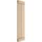 Ekena Millwork Rustic Two Board Joined Board-n-Batten Smooth Faux Wood Shutters w/End Batten, 11W x 38H, PR SHUBJE11X38SMPR - alternate 2